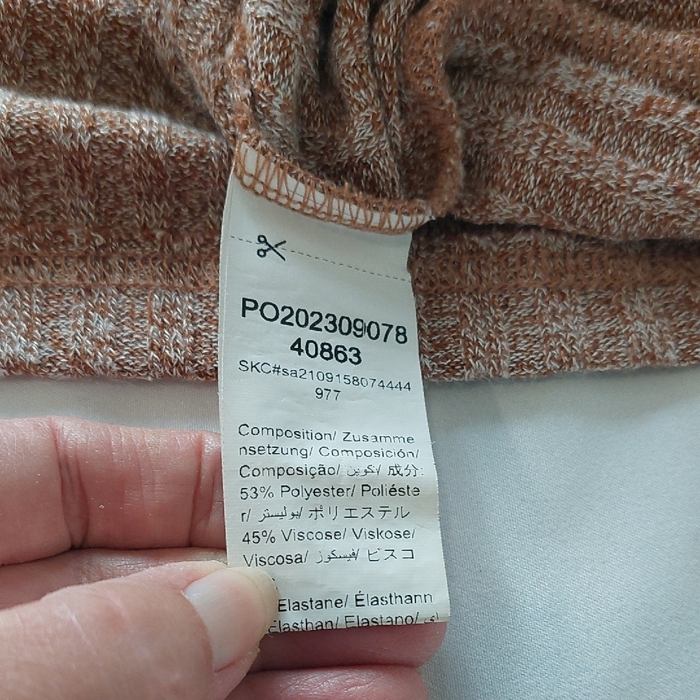 Women's Tan Ribbed Top - Picture 3 of 8